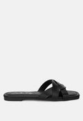 Dickery Knotted Straps Detail Slip Ons