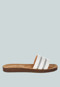 Zosaya Faux Zipper Detail Slip Ons
